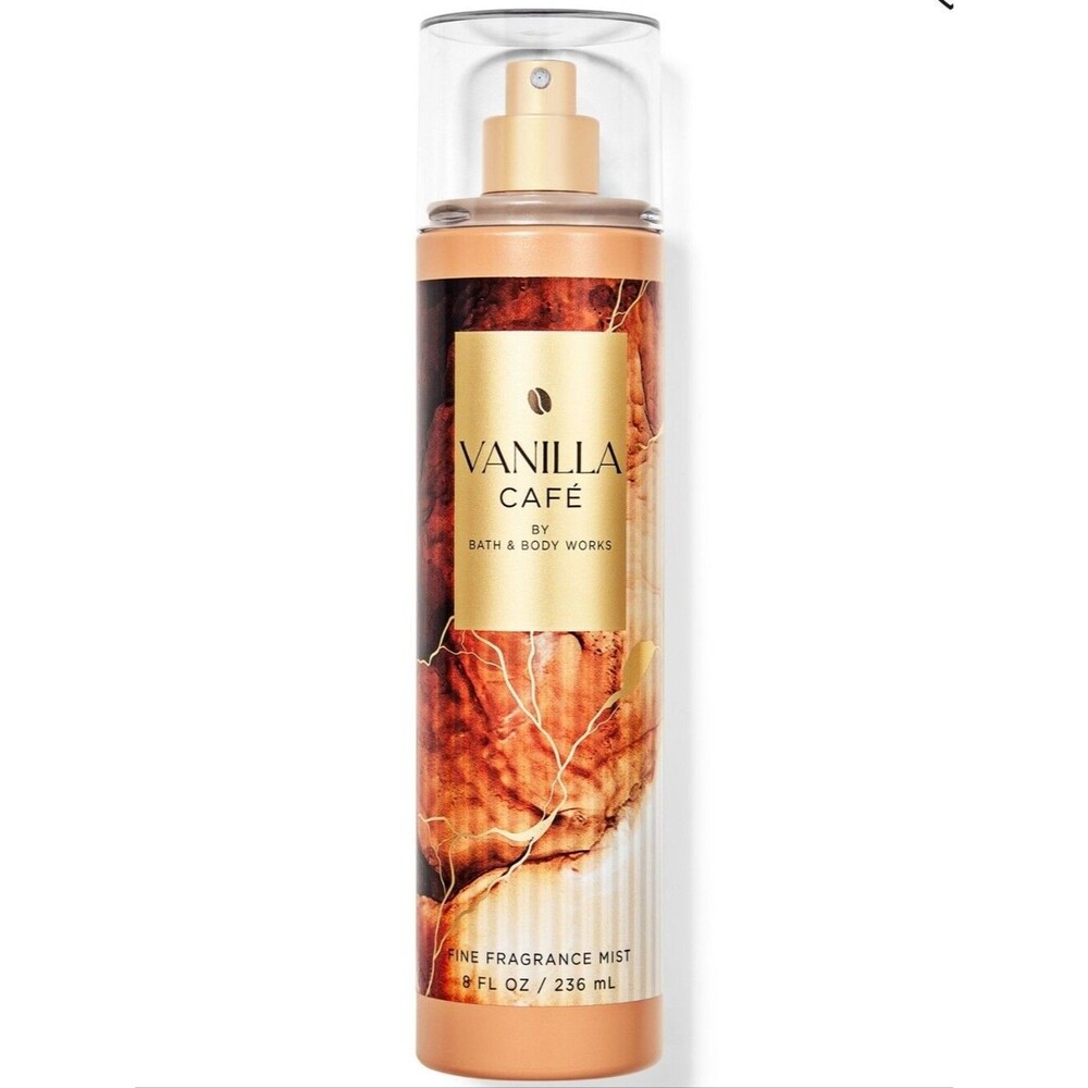 Bath & Body Works Vanilla Café Fine Fragrance Body Mist NEW Rare